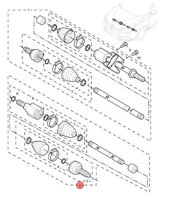 自動車部品 オエ10163431 MG 5/MG5-17/MG-GT/Roewe 350 オートシャシー部品用ボールベアリング