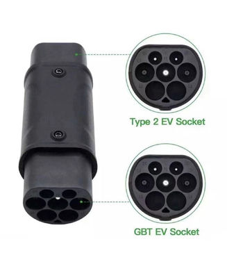 90% EV Type1 Type2 GB/T アダプター 32A 1Phase 3 Phase Schuko 電動自動車充電用