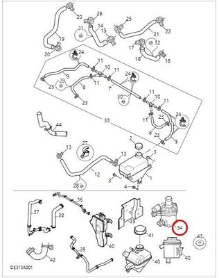 Maxus G10 T60/T70 T90 G20 D90 2020- C00100232用のオリジナルメタル電気水ポンプ